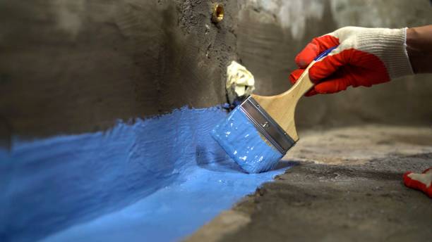 Crawl space vapor barrier installation in Lynnville, IN
